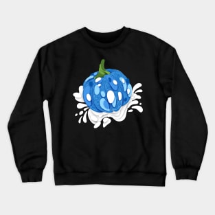 Ornate Pumpkins with Beautiful Stamped Ornament in Abstract Stains Crewneck Sweatshirt